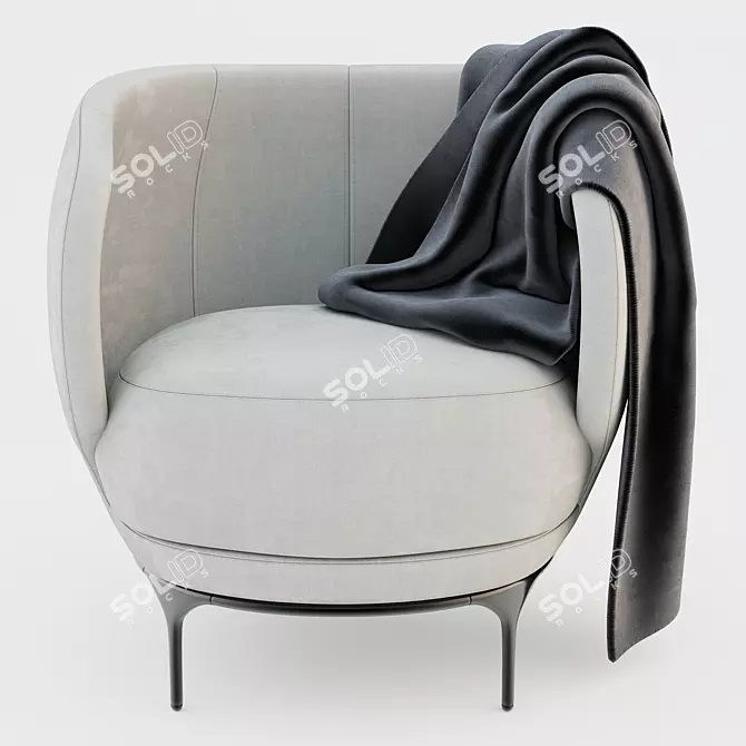 Vuelta 72 Armchair: Ultimate Designer Comfort 3D model image 1