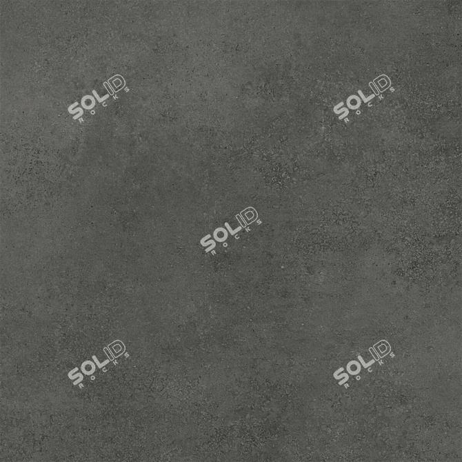 Anthracite Concrete Wall Tiles: Lupus Collection 3D model image 5