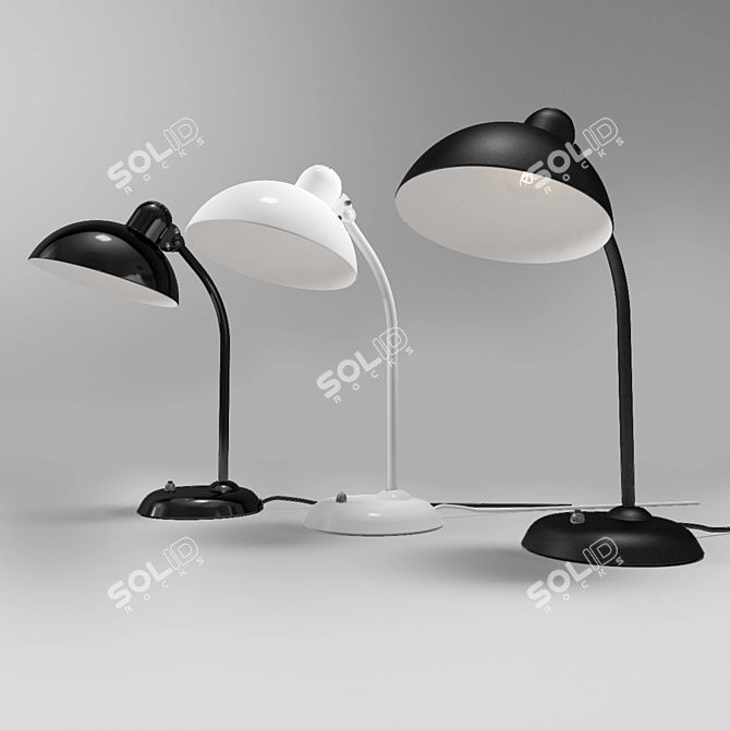 Sleek Fritz Hansen Kaiser Idell 3D model image 1