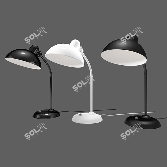 Sleek Fritz Hansen Kaiser Idell 3D model image 5