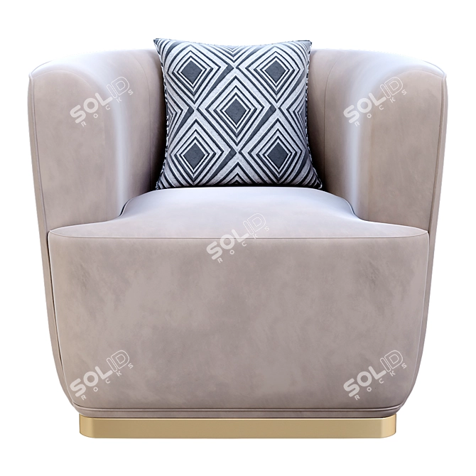 Saint Flor Accent Chair 3D model image 3