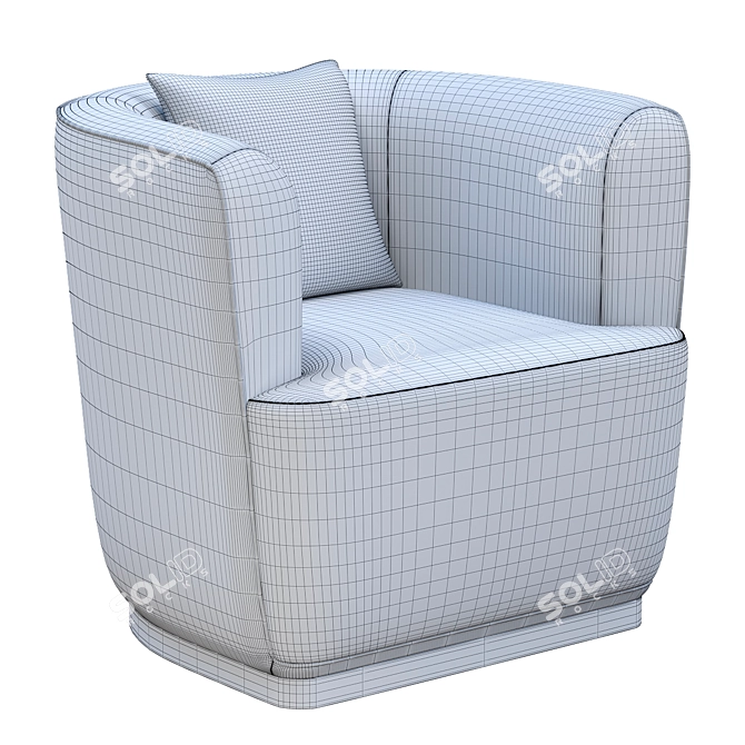 Saint Flor Accent Chair 3D model image 4