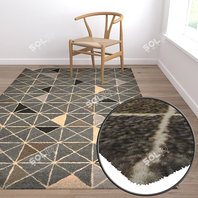 Luxury Carpets Collection | High-Quality Textures 3D model image 5