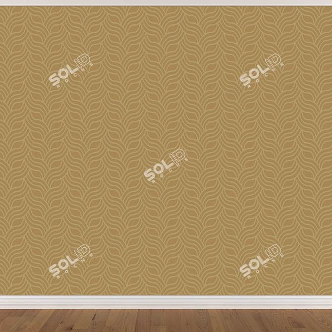 Seamless Wallpaper Set - 3 Colors 3D model image 2