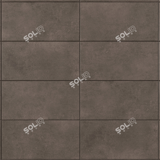 Lupus Vizon: Stylish Concrete Wall Tiles 3D model image 2