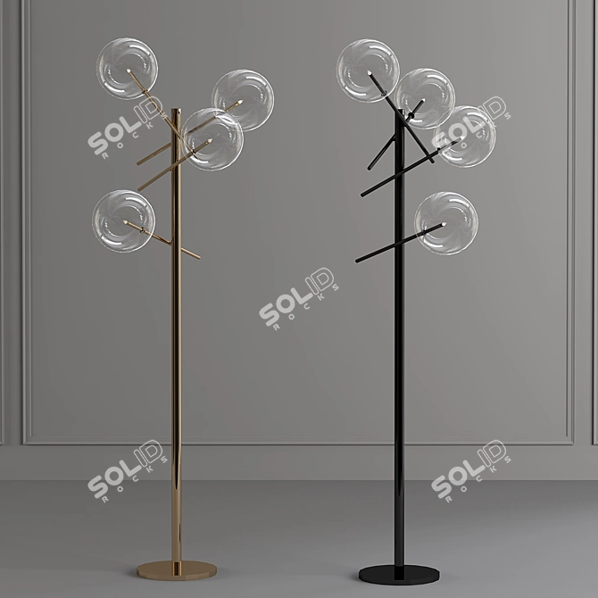 Bolle Terra: Elegant Floor Lighting 3D model image 1