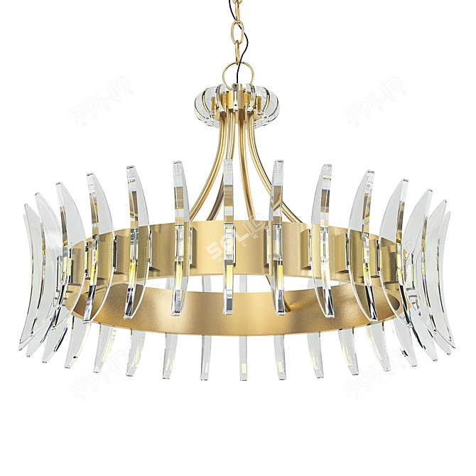 Elegant Coquette Chandelier 3D model image 1