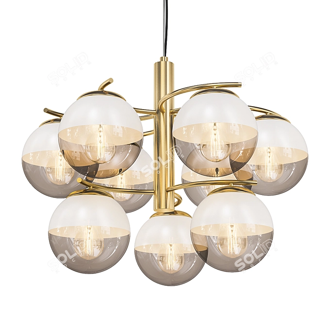 Elegant Freya Ostin Pendant 3D model image 1