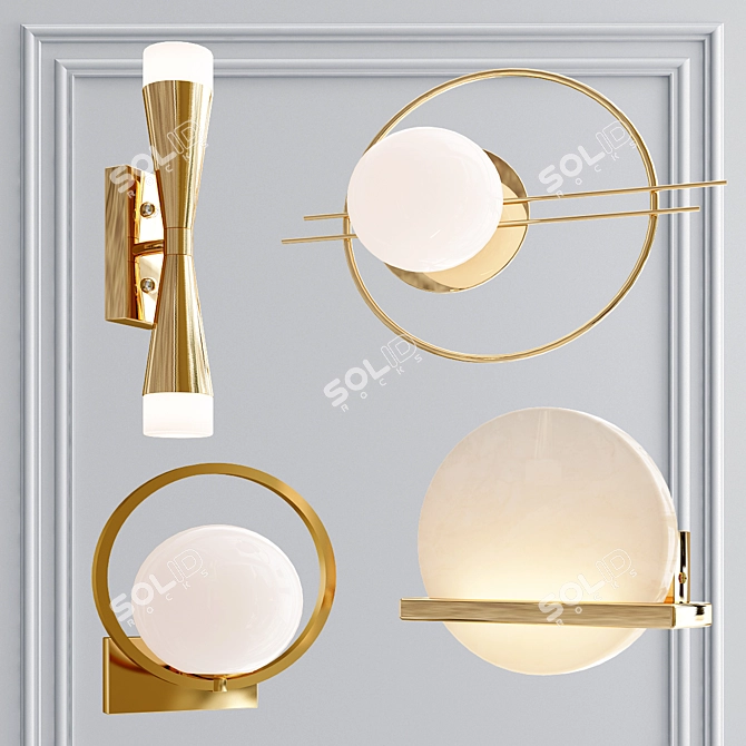 Modern Cone Wall Sconce 3D model image 2