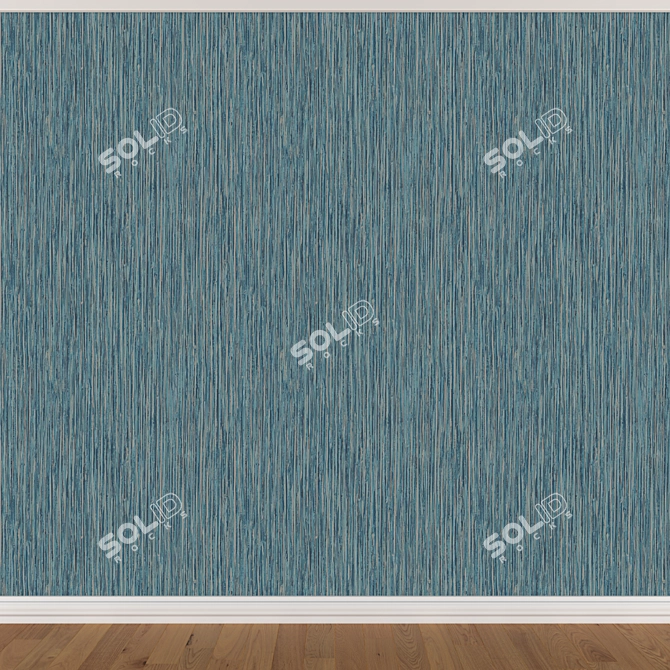 Seamless Wallpaper Set - 3 Color Options 3D model image 3