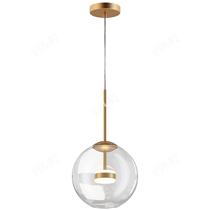 Elegant Maytoni Cometa Pendant - Modern Style 3D model image 1