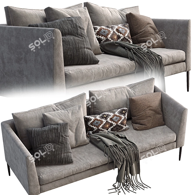 Pilotis 2013: Modern Sofa with Box Trick 3D model image 2