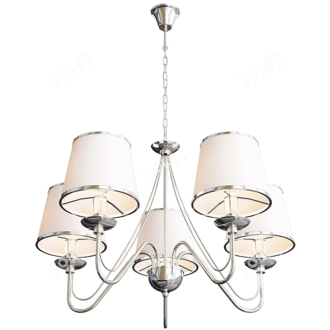 Luxurious Chandelier Collection - 7 Piece 3D model image 4
