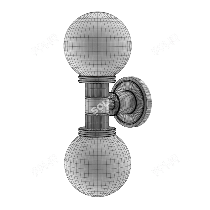 Title: Luxury Davenport Sconce Lamp 3D model image 3