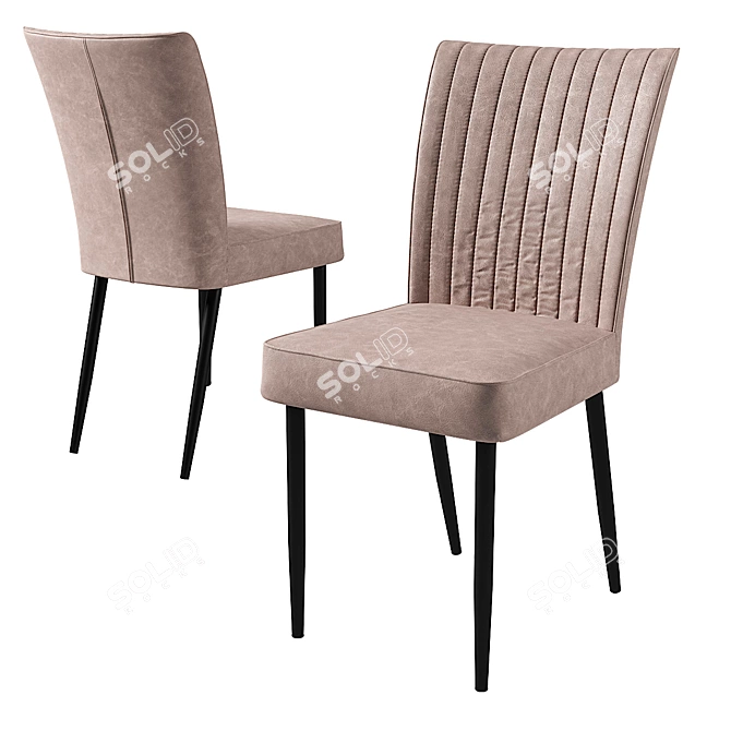 Kaza do sofa DC Chair: Sleek and Stylish Comfort 3D model image 1