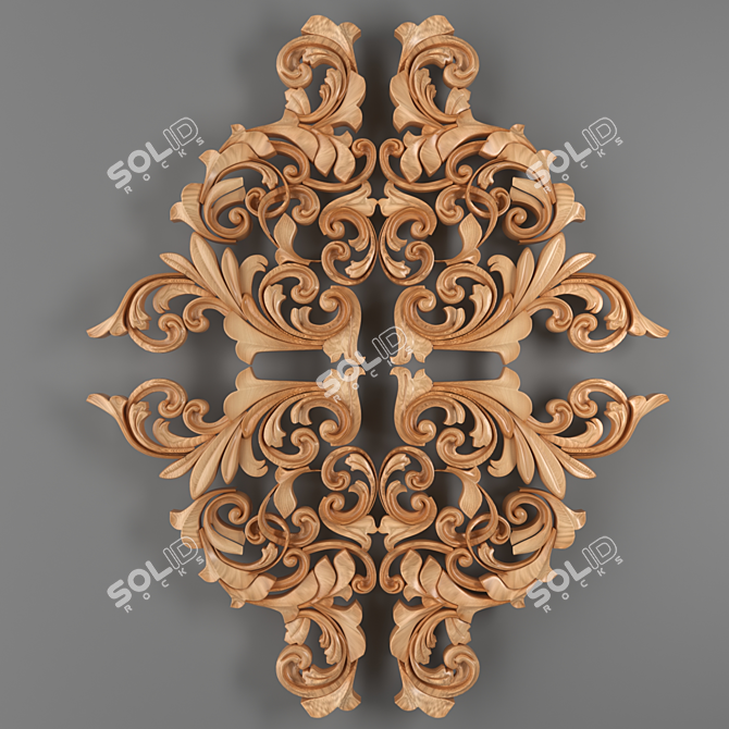 Title: Elegant Vray Ornament 3D model image 1