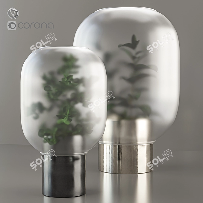 MistGlow Planter 3D model image 3