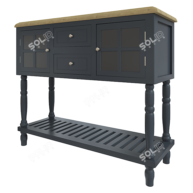 Decarlo Console Table 3D model image 1