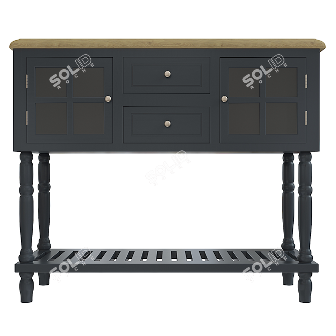 Decarlo Console Table 3D model image 2