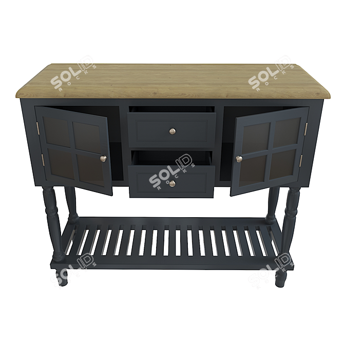 Decarlo Console Table 3D model image 3