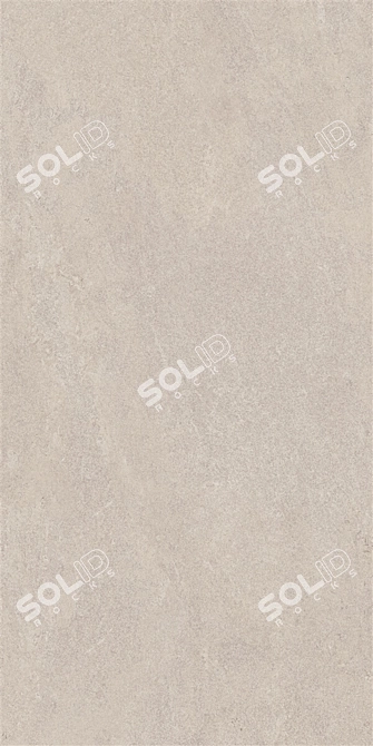 Basalt Beige Concrete Wall Tiles Set 3D model image 5