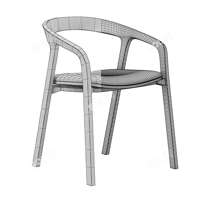 Eco-Friendly She Said Chair 3D model image 5