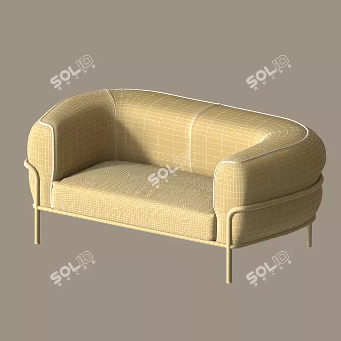 Sophie Sofa: Elegant Design by Gallotti & Radice 3D model image 5