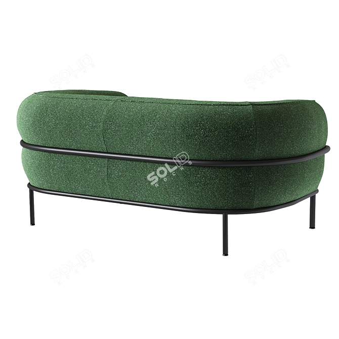 Sophie Sofa: Elegant Design by Gallotti & Radice 3D model image 9