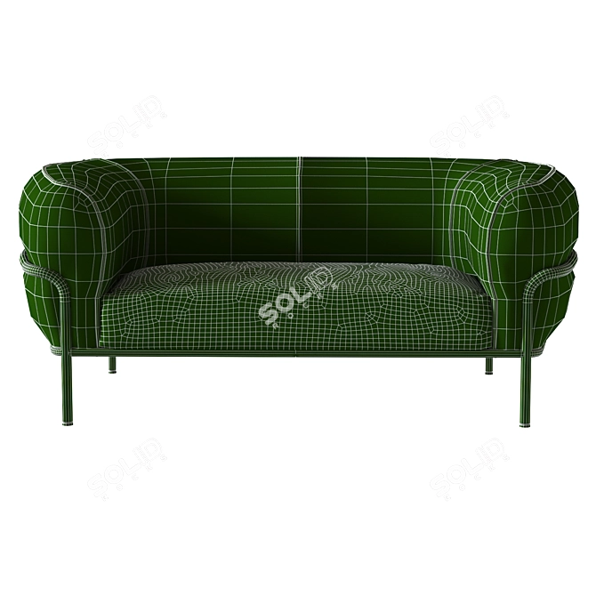 Sophie Sofa: Elegant Design by Gallotti & Radice 3D model image 11