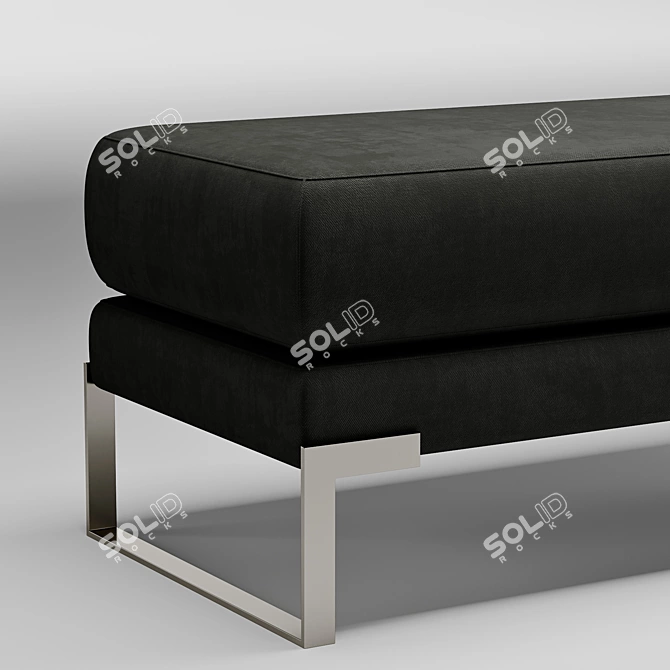 Stylish Pouf for Modern Living 3D model image 2