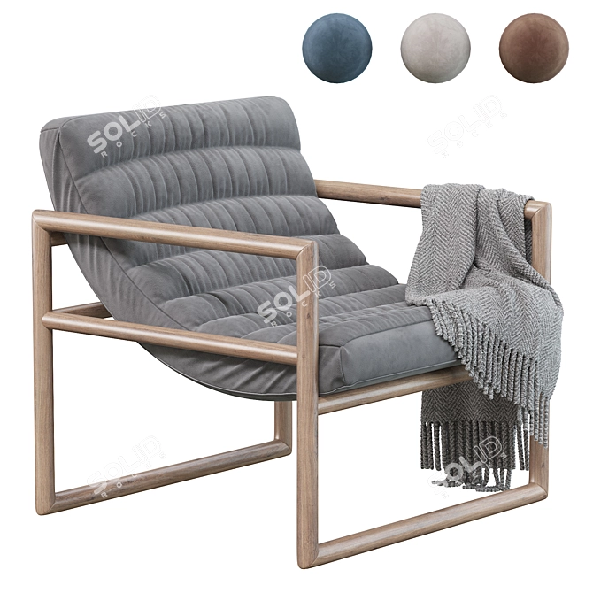 Dillon Modern Armchair 3D model image 1