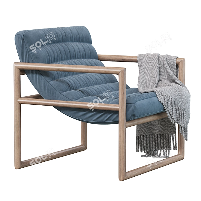 Dillon Modern Armchair 3D model image 3