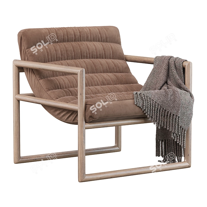 Dillon Modern Armchair 3D model image 4