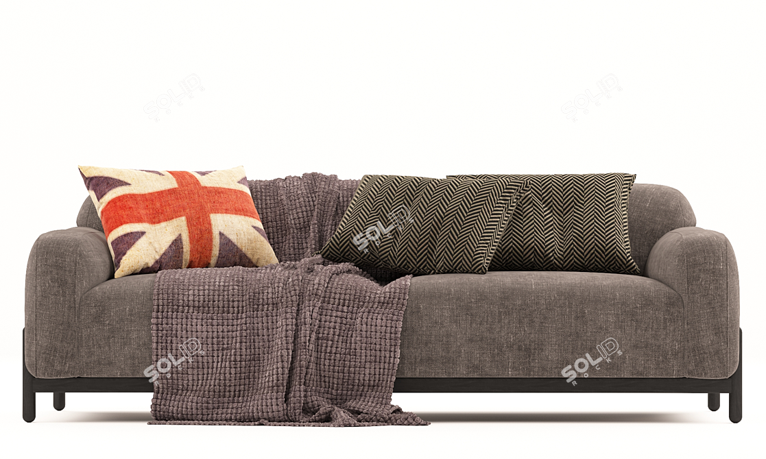 Cloud Comfort Sofa 3D model image 2