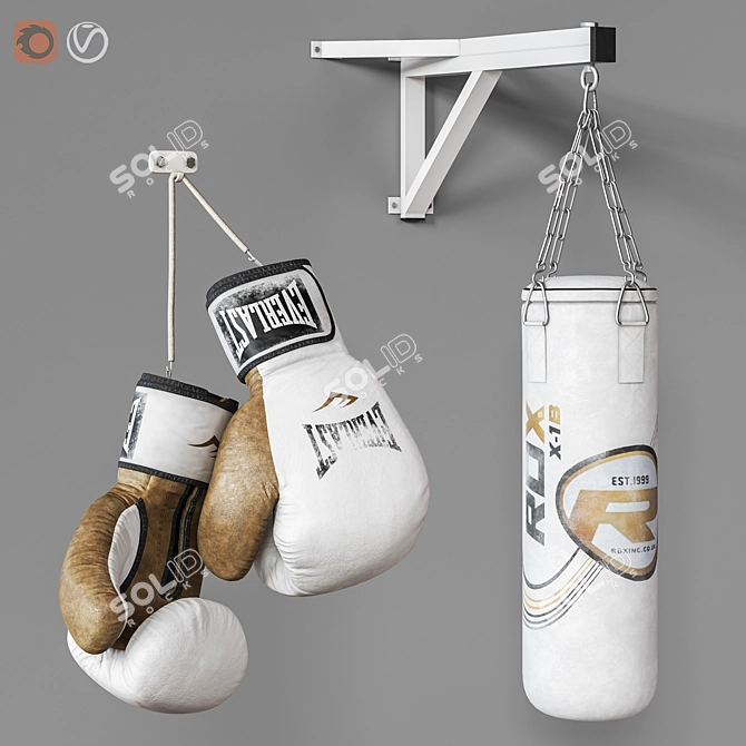 Ultimate Boxing Training Set 3D model image 1