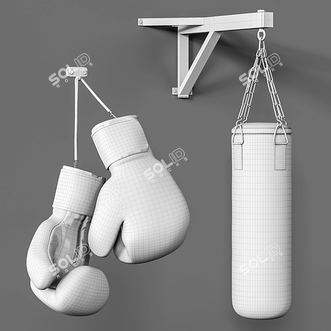 Ultimate Boxing Training Set 3D model image 5