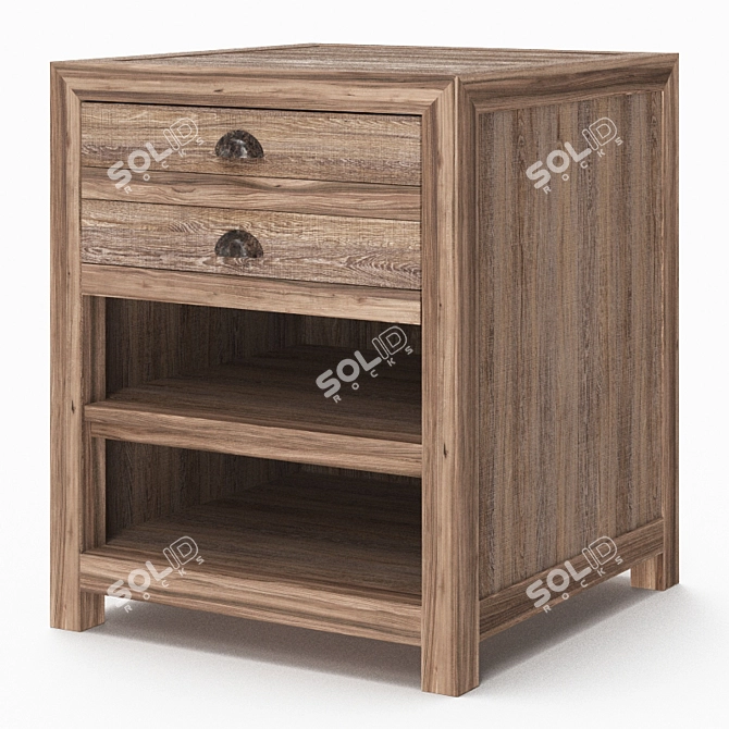 Resto Hardware Printmaker Modular Desk 3D model image 4