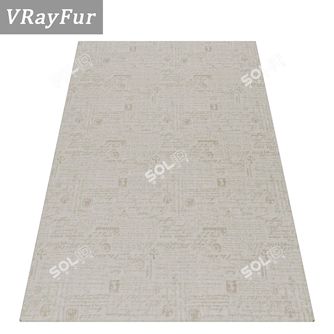 Luxury Carpet Set: High Quality Textures 3D model image 2