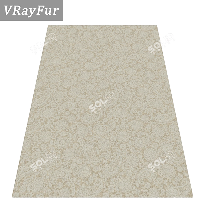 Premium Carpets Set: 3 High-Quality Variants 3D model image 2