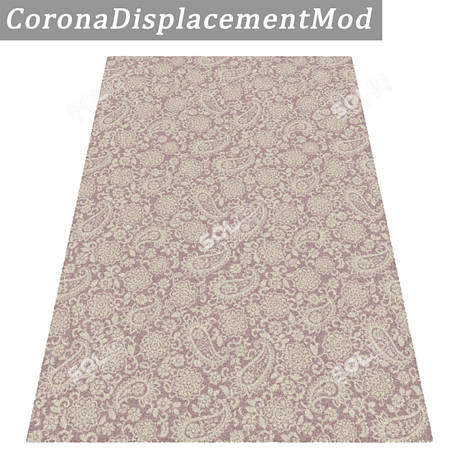 Premium Carpets Set: 3 High-Quality Variants 3D model image 4