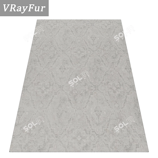 Versatile Set of 3 High-Quality Carpets 3D model image 2