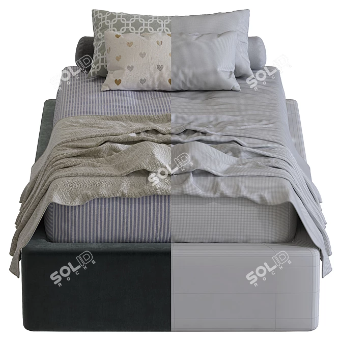 Cozy Comfort Beds: Your Dream Rest 3D model image 4