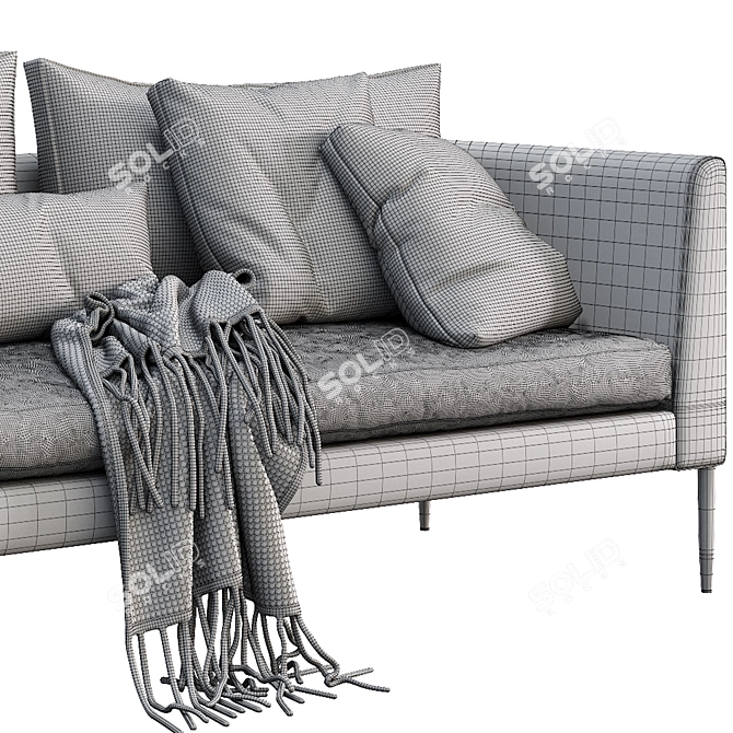Modern Cor_Sofa_PILOTIS: Stylish, Comfortable, and Versatile 3D model image 5