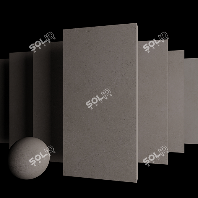 Concrete Core Fume: High-Definition Textures, Multi-Texture 3D model image 3