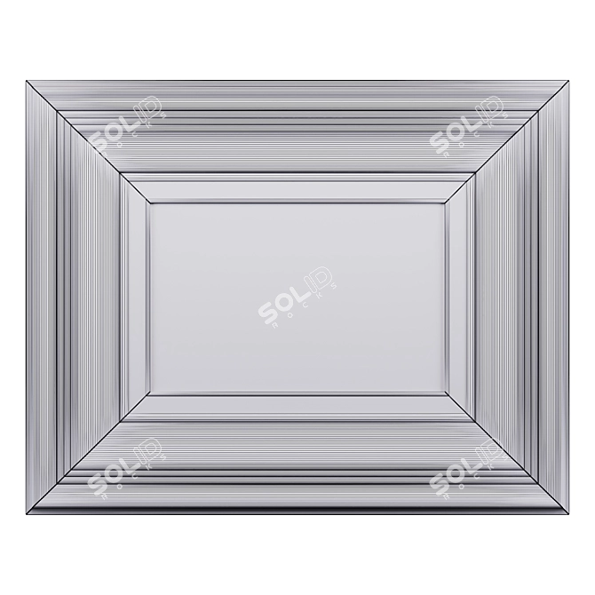 Elegant Framed Artwork 3D model image 2