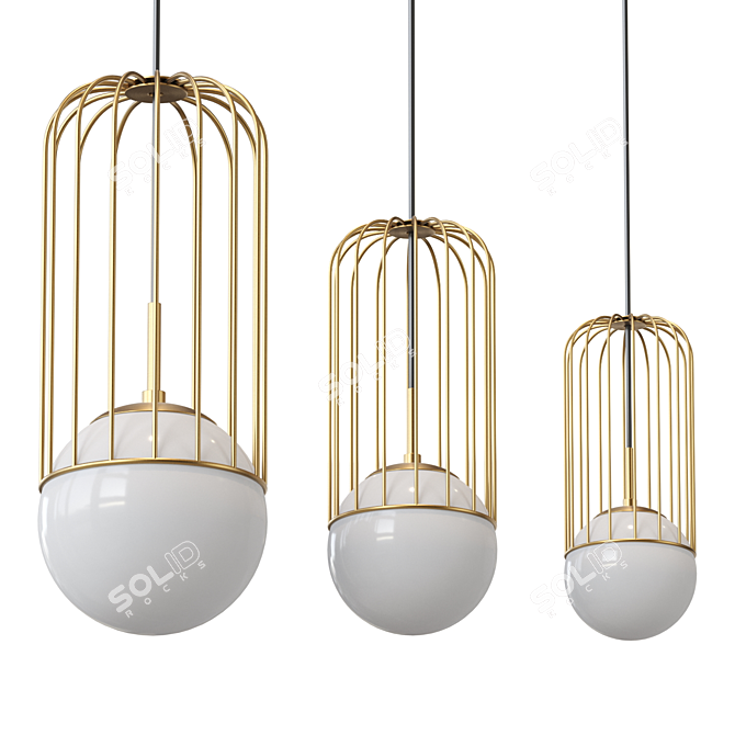 Eminent Mesh Pendant Lamp 3D model image 1