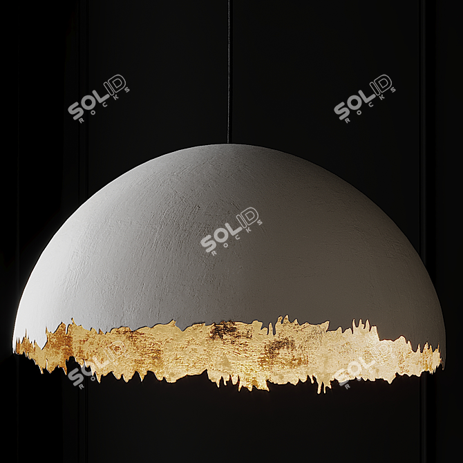 PostKrisi 49: Unique Ceiling Light 3D model image 2