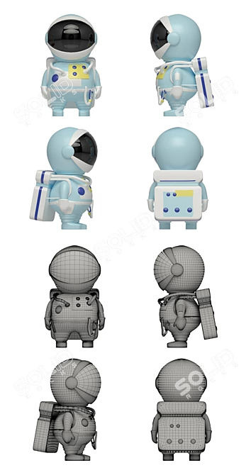 Cosmic Decor Set 3D model image 4