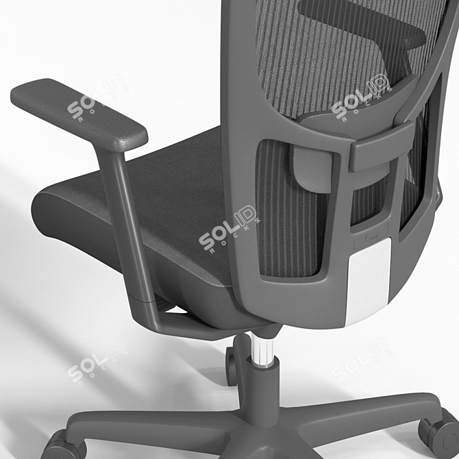 ComfortMax CH2800 Ergonomic Chair 3D model image 3