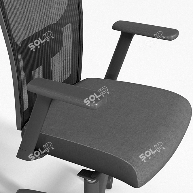 ComfortMax CH2800 Ergonomic Chair 3D model image 4